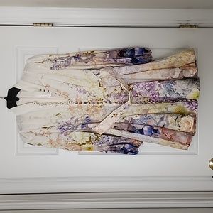 Zimmermann Rythmic Buttoned Mini Dress AU size 2, US size 8